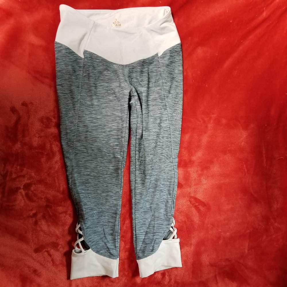 prAna Josette Capri Yoga Workout Pants Women's Small Gray